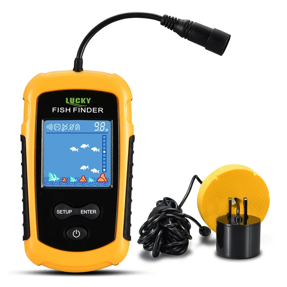 Fishing Depth Finder - Lucky LCD écran couleur Portable filaire