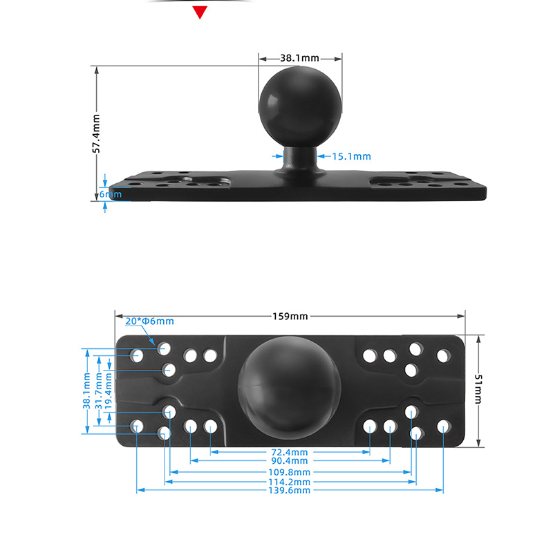 Support de sonar marin de 1,5  - Fish Finder Mount avis et prix